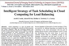 ترجمه مقاله: استراتژی هوشمند زمان‌بندی وظیفه برای تعادل بار در محاسبات ابری