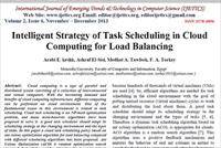 ترجمه مقاله: استراتژی هوشمند زمان‌بندی وظیفه برای تعادل بار در محاسبات ابری